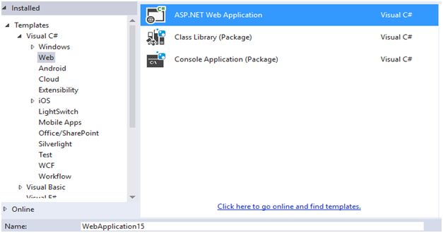 ASP.NET WEB Application
